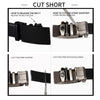 COWATHER CZ032 Men Two-Layer Leather Casual Business All-Match Automatic Buckle Belt, Length: 110cm(Black)