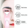 Brick Stone Pattern Electric Heated Eyelash Perming Curler(Pink)