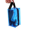 Handbag PVC Dazzling Waterproof Cosmetic Bag Toiletry Bag(Blue)