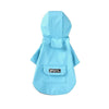 Waterproof Dog Raincoat with Hood, XL (Lake Blue)