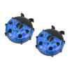 2pcs Ladybug Shape Car Door Anti-collision Colorful Warning Light(Blue)