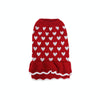 Red Heart Dog Sweater - Christmas Jumper (L)