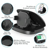 360 Degree Rotating Suction Cup Car Dashboard Mobile Phone Holder(Black)
