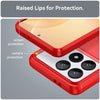 For Xiaomi Redmi K70 Brushed Texture Carbon Fiber TPU Phone Case(Red)