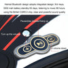 KUQIBAO Motorcycle Smart Bluetooth Sun Protection Double Lens Safety Helmet, Size: M(Matte Black Phantom Fiber)