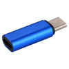 8 Pin Female to USB-C / Type-C Male Metal Shell Adapter(Blue)