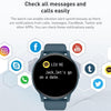 Bluetooth Talk Smartwatch Multi-Function Monitor Heart Rate / Blood Pressure / Blood Oxygen / Sleep(Blue)