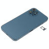 iPhone 12 Pro Max Blue Back Cover with Wireless Charging & Keys