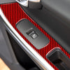 Car Window Lift Decorative Sticker for Volvo V60 2010-2017, Left and Right Drive (Red)