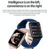 Q19 Pro IP67 Waterproof 1.69 inch Smartwatch(Gold+Pink)