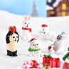 5pcs Christmas Cute Micro Landscape DIY Bonsai Decoration Snowscape Ornament, Style: No.16 Santa Claus