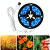 2 PCS 0.5m Waterproof LED Plant Growth Lamp USB Touch Dimming Full Spectroscopy Planting Fill Light