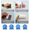 48 PCS  65x76x1.5mm Square EVA Foam Double-sided Adhesive High-viscosity Sponge Sticker(White)