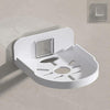 Wall-Mounted No-Drill Camera Shelf, White