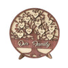 210157E Living Room Desktop Wooden Handicraft Ornaments Home Atmosphere Decoration