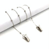 Clip Style Mask Lanyard Chain Glasses Anti-Lost Decorative Rope, Style:Bead Chain(White K)