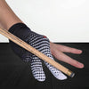 BOODUN M091153 Three Fingered Snooker Gloves High-Elastic Sweat-Absorbent And Wear-Resistant Table Single Gloves, Size: One Size(Leaves)