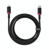 Baseus Dura Series USB-C / Type-C to 8 Pin 20W Fast Charging Cable, Length:2m(Red Black)