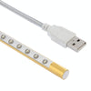 10-LED Portable Ultra Bright USB LED Light(Gold)