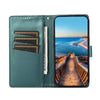 For Samsung Galaxy A26 5G PU Genuine Leather Texture Embossed Line Phone Case(Green)
