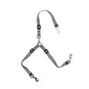 Reflective Dog Car Seat Belt & Lead, Grey, 55-84cm