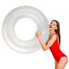 Children 56cm Inflatable Swimming Rings With Colorful Led Lights