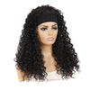 Hairband Wig Headgear Volume Chemical Fiber Wig Headgear, Color Classification: Black Hair Band 1B#O