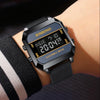 BINBOND D081 30m Waterproof Multifunctional Student Sports Electronic Watch(Yellow)