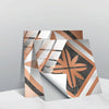 20 PCS 15cm PVC Crystal Covered Film Geometric Pattern Tile Wall Sticker(TS236)