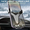 Gravity Navigation Car Air Outlet Triangular Mobile Phone Holder(Golden)
