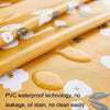 Rural Farm PVC Paper Waterproof Oil Wash Desktop Table Cloth, Size: 120x120cm(Fresh Leaves)