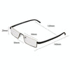 TR90 Seniors Clear Glasses With Portable Case Lightweight Presbyopic Glasses, Degree: +2.50(Red)