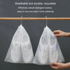 50pcs /Pack 32x48cm Large Portable Thickened Non-Woven Anti-Yellowing And Sunscreen Shoe Bag Shoe Storage Bag