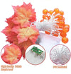 3m 20 LEDs Maple Pumpkin Lantern String Lights Halloween Thanksgiving Garden Party Room Decoration Lights(Warm Light)