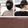 2 PCS XBG-9123 Pellets Riding Windproof HD Goggles Anti-Fog Mask(Wine Red)