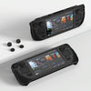 For Steam Deck V V4-1 Pocket Consoles Silicone Non-slip Protective Case with Holder Function(Green)