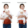 Ergonomic Baby Carrier with Hip Seat for Baby with Reflective Strip for 0-3 Years Old(Red)
