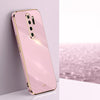 For Xiaomi Redmi Note 8 Pro XINLI Straight 6D Plating Gold Edge TPU Shockproof Case(Cherry Purple)