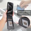 For iPhone 15 Magnetic Vertical Flip Leather Phone Case(Black)