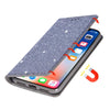 For Samsung Galaxy Note 10 Plus Ultrathin Glitter Magnetic Horizontal Flip Leather Case with Holder & Card Slots(Gray)