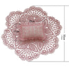 Hollow Lace Round Blanket + Pillow Suit Baby Photography Props(Beige)