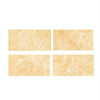 4 PCS  Crystal Film Wall Tile Sticker Imitation Marble Pattern Wall Sticker(DLS027)