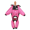 Seasons Dog Raincoat, Rose Red, Small - Waterproof PU