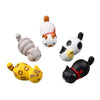 Cute Cartoon Cat 3D Fridge Magnet Mobile Phone Case Material(Gray Striped Cat)