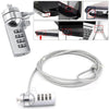 Four Digit Computer Lock Notebook Universal Anti-theft Password Lock, Size:Diameter 3.5 mm Length 1.2 m