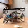 5 PCS Fashion Travel Women Clear Transparent Cosmetic Bag Small Large PVC Necessary Makeup Bag Case Bath Wash Organizer Set(Coconut Tree (23 * 16.5cm))