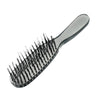 Layered Magic Wet Dry Comb Scalp Massage Comb(Home Transparent Gray)