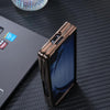 For Samsung Galaxy Z Fold6 5G Integrated Electroplating AG Frosted Skin Feel MagSafe Folding Phone Case(Sapphire Blue)