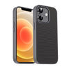 For iPhone 12 Pita Series TPU + PC Texture Phone Case(Grey)
