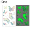 10 PCS Waterproof Luminous Tattoo Stickers Gradient Temporary Tattoo Stickers(EI-137)